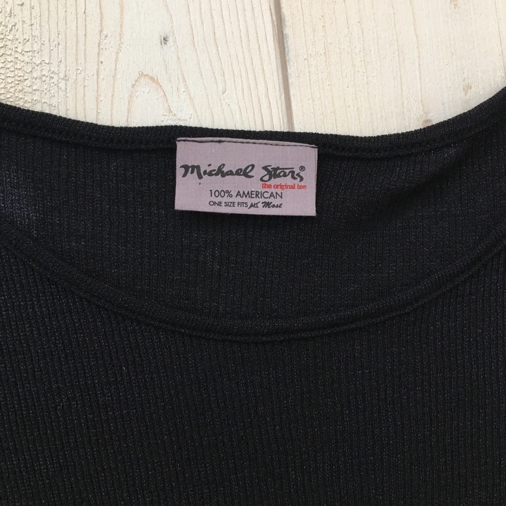 Michael Stars black tee - Picture 3 of 7